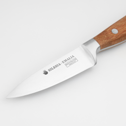 Komplet zestaw noży noże kuchenne 5 sztuk BLOK MAGNETYCZNY DREWNO PREMIUM