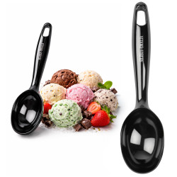 Łyżka do lodów metalowa FOLK czarna 16,5cm GAŁKOWNICA DO LODÓW ŁYŻKA GAŁKA