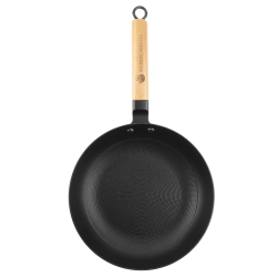 Patelnia żeliwna z drewnianą rączką LUDMIŁA 26cm