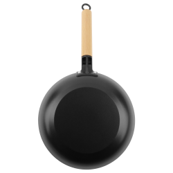 Patelnia żeliwna z drewnianą rączką LUDMIŁA 26cm