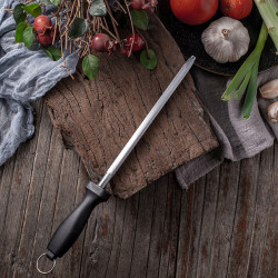 Ostrzałka do noży stalowa 38cm MUSAK STALKA PRĘT OSTRZĄCY KUCHENNY