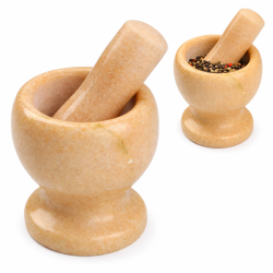 Moździerz z tłuczkiem kamienny TŁUCZEK DO UCIERANIA ZIÓŁ PRZYPRAW KUCHENNY