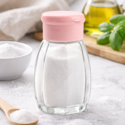 Zestaw solniczka pieprzniczka szklana 3,5 x 7,5 cm POJEMNIK NA SÓL PIEPRZ 2SZT.