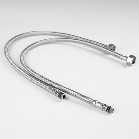 Bateria kuchenna elastyczna giętka CZARNA CHROM KRAN WYLEWKA ZLEWOZMYWAK SILESIA EMALIA - 4