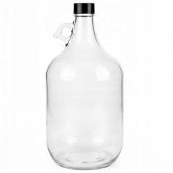 Balon gąsior dama szklana 5L BUTLA WINIARSKA WINO NALEWKI Z UCHEM I KORKIEM