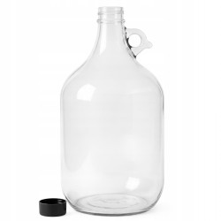 Balon gąsior dama szklana 5L BUTLA WINIARSKA WINO NALEWKI Z UCHEM I KORKIEM