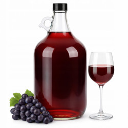 Balon gąsior dama szklana 5L BUTLA WINIARSKA WINO NALEWKI Z UCHEM I KORKIEM