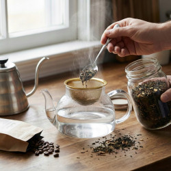 Zaparzacz siltko stalowe do herbaty zaparzania ziół 8cm