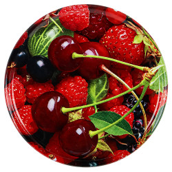 10x WIECZKO ZAKRĘTKI DO SŁOIKÓW FI 82 WIECZKA 6 ZACZEPÓW NAKRĘTKI OWOCE