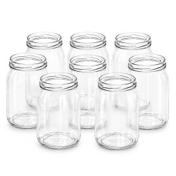 Słoiki słoik na przetwory 900ml szklany FI82 16 SZTUK NA PRZETWORY WECKI