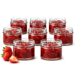 Słoiki słoik na przetwory 235ml szklany FI82 16 SZTUK NA PRZETWORY WECKI