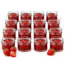 Słoiki słoik na przetwory 235ml szklany FI82 16 SZTUK NA PRZETWORY WECKI
